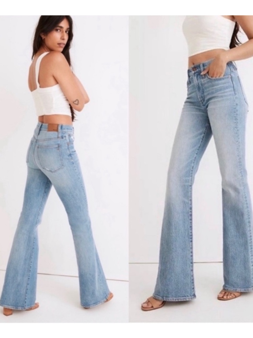 Madewell Perfect vintage flare jean Light Wash high rise